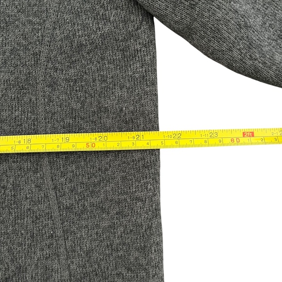 The North Face Mens Sz M Grey Fleece Crewneck Pullover Sweatshirt Logo Crew Neck - Picture 7 of 8